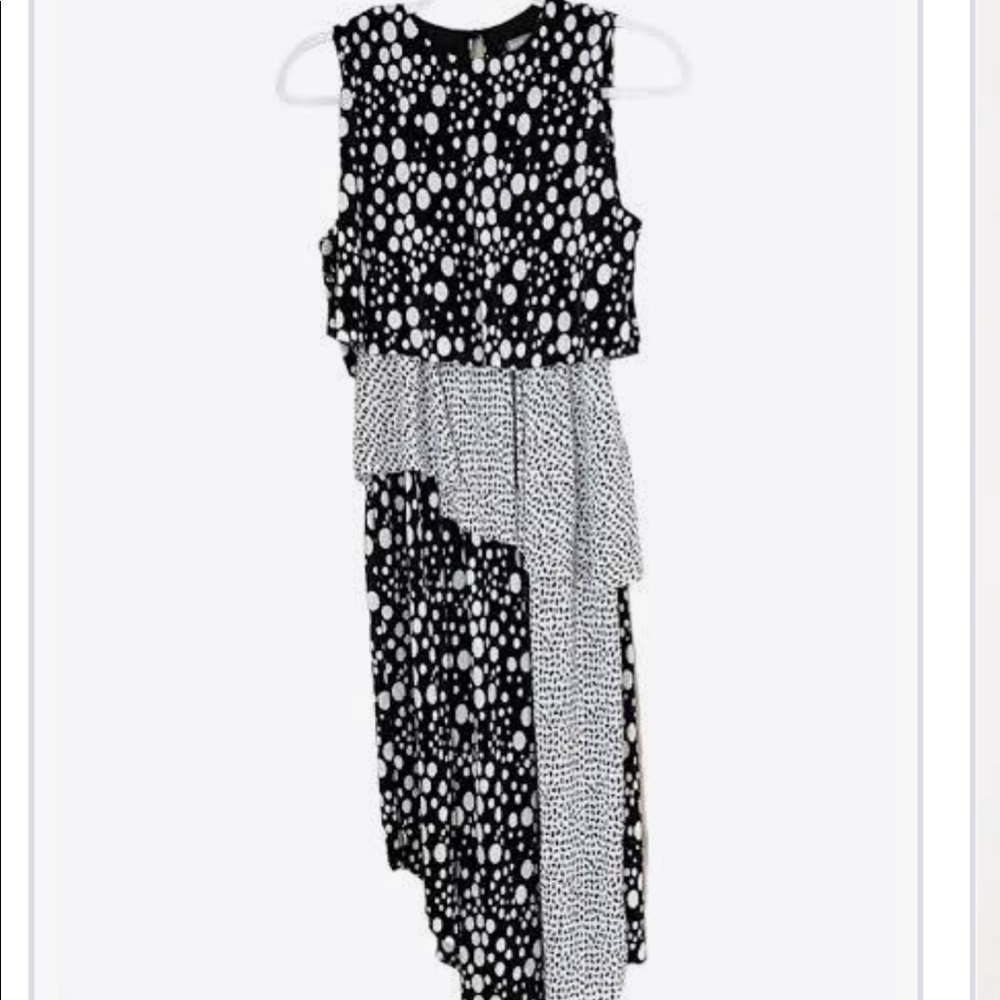 ASOS Black & White Mixed Print Dress!